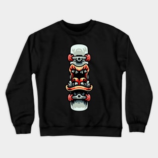 Skateboard Monster Crewneck Sweatshirt